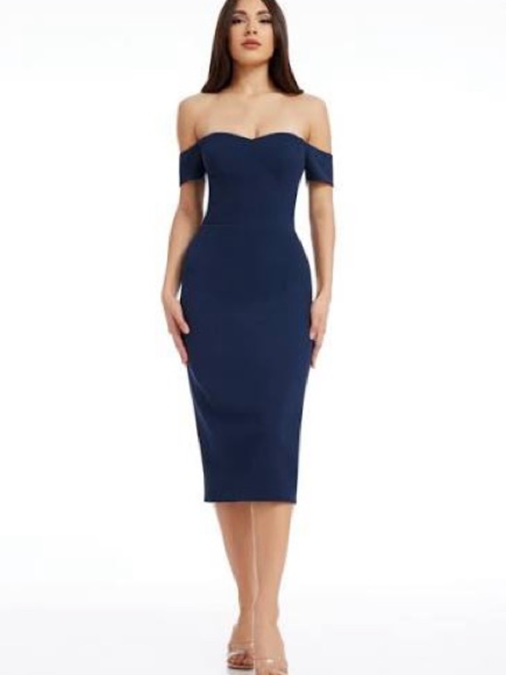 Dress the Population Bailey Dress in Midnight Blue XL NWT